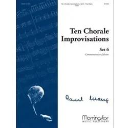 10 Chorale Improvisations Set 6 – Organ