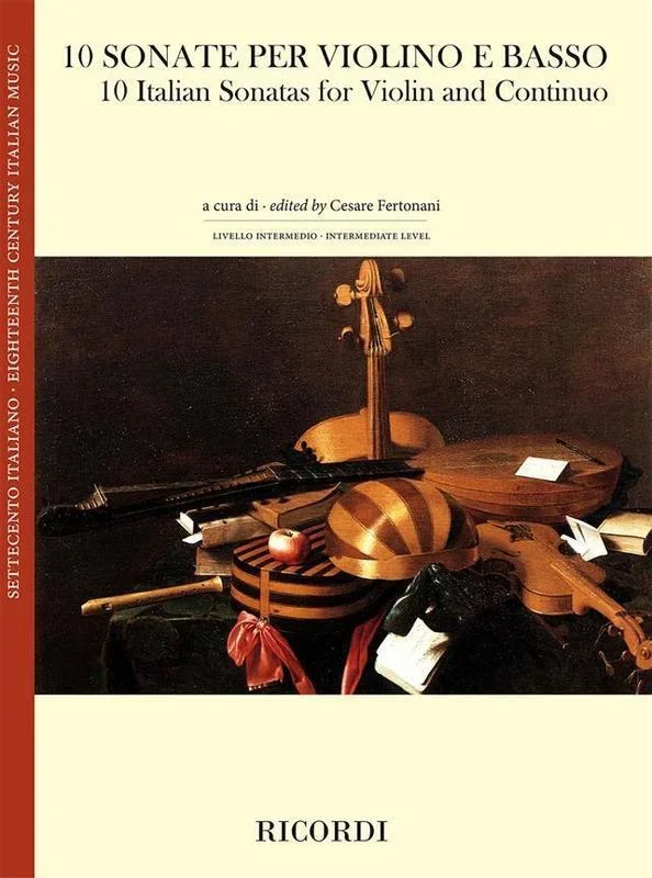 10 Italian Sonatas For Violin/Continuo (Softcover Book)