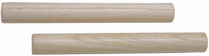 10 x MANO PERCUSSION – Wooden Round 8″ Claves Educational, Pair, Natural Finish