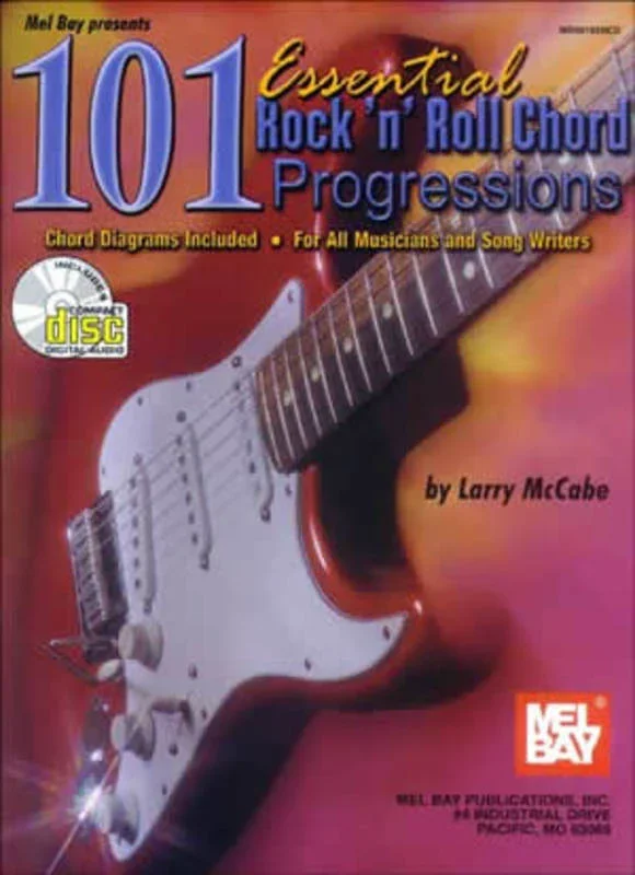 101 Essential Rock N Roll Chord Progressions Book/CD Book