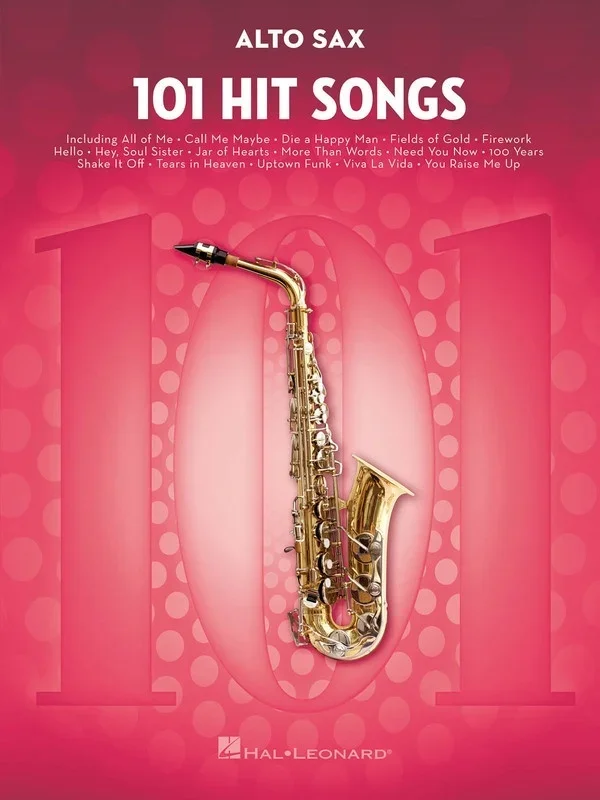 101 Hit Songs For Alto Sax (Softcover Book)
