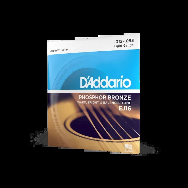 12-53 Light, Phosphor Bronze Acoustic Guitar Strings