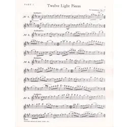 12 Light Pieces – Saxophone Duo (AA/TT)
