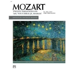 12 Variations On “Ah, Vous Dirai-Je, Maman”, K. 300e (265) – Piano