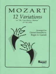 12 Variations on Twinkle, Twinkle Little Star – Clarinet Quartet