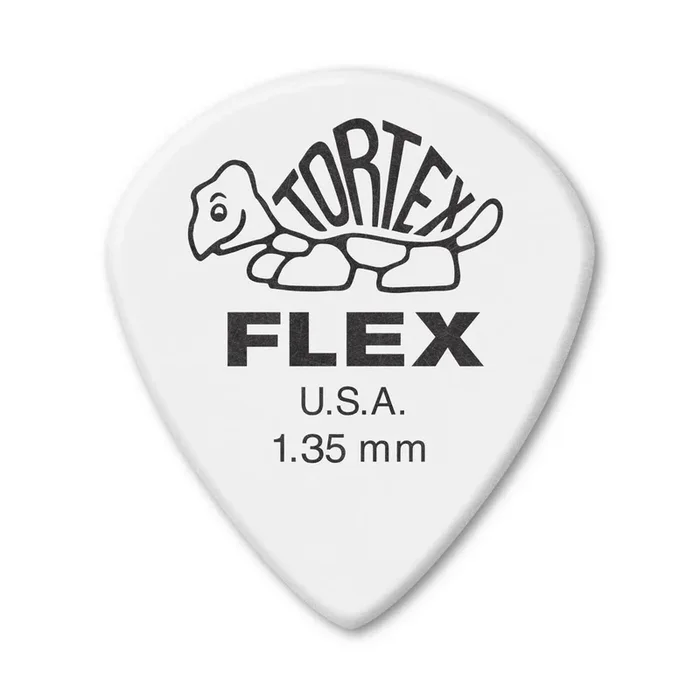 12 x Jim Dunlop Tortex Jazz III XL FLEX 1.35MM Gauge Guitar Picks 466R135