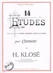 14 Etudes, Op. 18 – Clarinet Solo Part