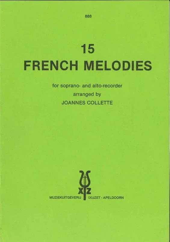 15 French Melodies Recorder Duet