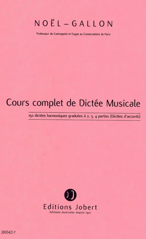 150 Graduated Harmonic Dictations with 2, 3 and 4 Parts