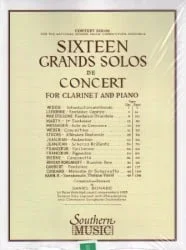 16 Grand Solos de Concert – Clarinet and Piano