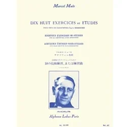 18 Exercises or Studies after Berbiguier – Saxophone