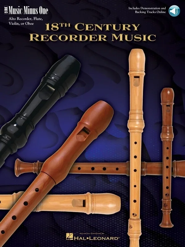 18Th Century Recorder Music Book/2CD (Softcover Book/CD)