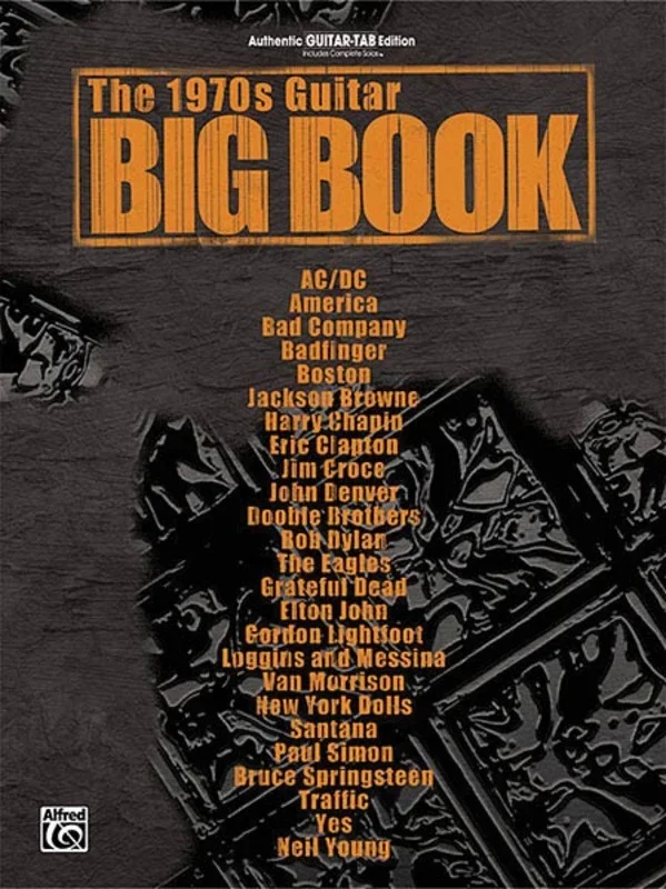 1970S Guitar Big Book Guitar TAB (Softcover Book)