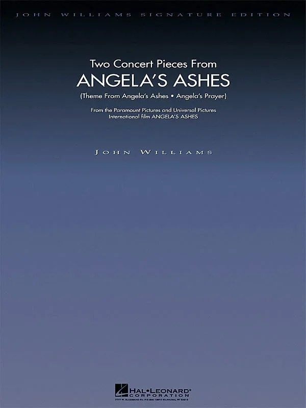 2 Concert Pieces From Angelas Ashes Deluxe Score