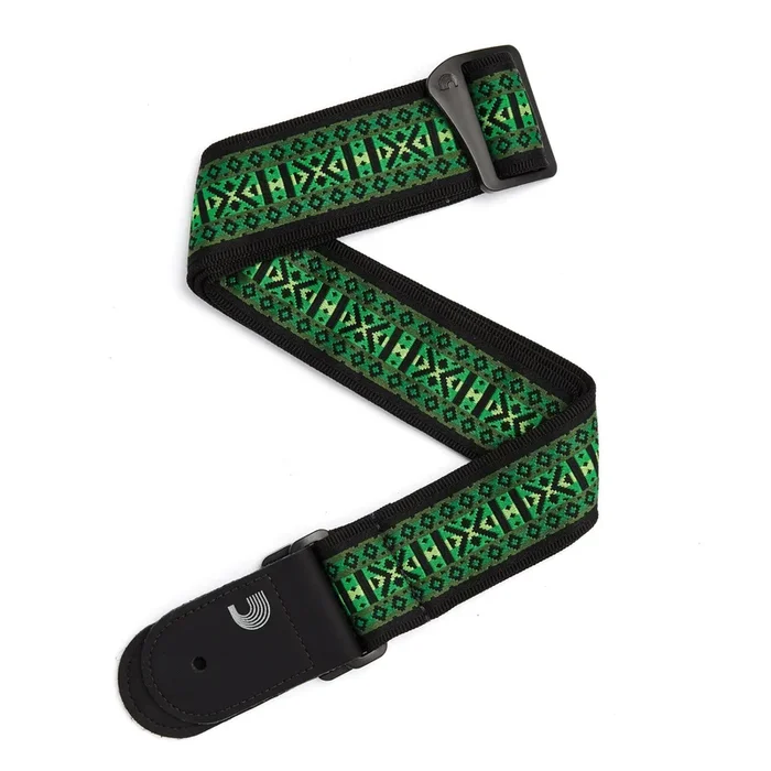 2 Inch Guitar Strap, Monterey 3 – Green, by D’Addario