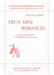 2 Mini Romances – Alto (or Tenor) Sax and Piano