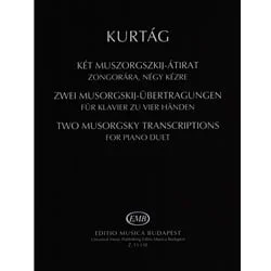 2 Mussorgsky Transcriptions – 1 Piano 4 Hands
