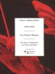 2 Nursery Rhymes – Soprano Voice, Clarinet in A (or Viola), and Piano