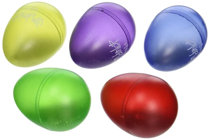 2 x JIM DUNLOP Egg Maracas Gel Shakers Kids Percussion (1 Pair Only)