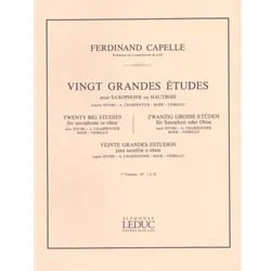 20 Grandes Etudes Volume 1 – Saxophone or Oboe