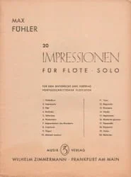 20 Impressions – Flute Unaccompanied