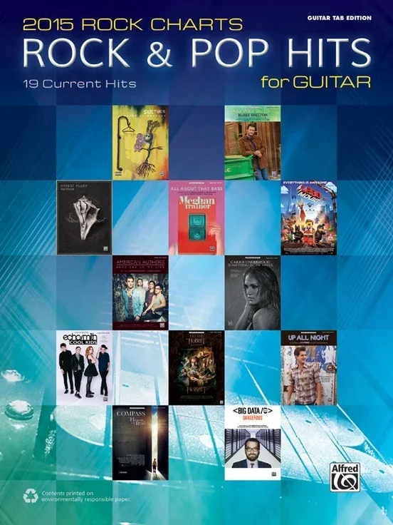 2015 Rock Charts Rock & Pop Hits Guitar