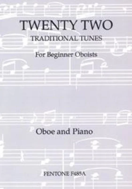 22 Traditional Tunes Oboe/Piano (Softcover Book)