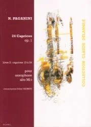 24 Caprices, Op. 1, Volume 2: Nos. 13-24 – Alto Sax Unaccompanied