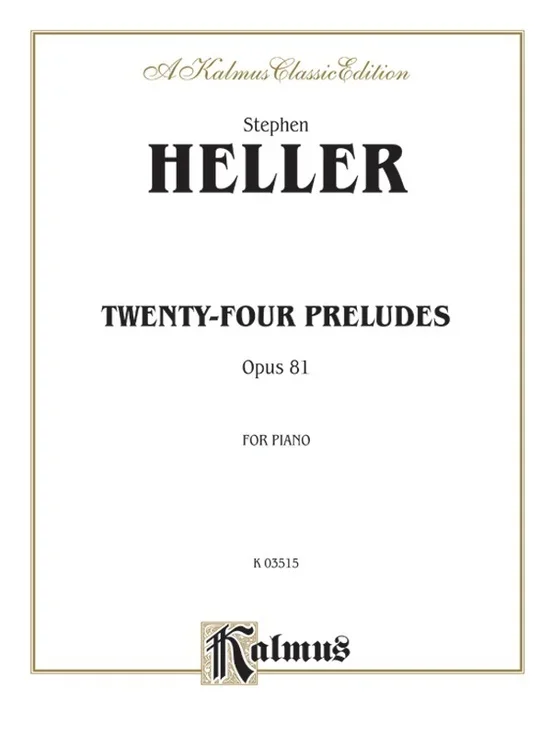 24 Preludes Op 81 For Piano