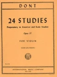 24 Studies, Op. 37 – Violin