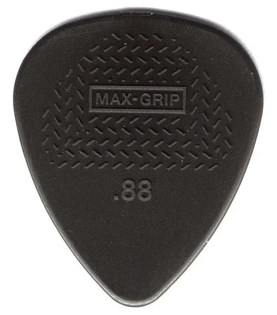 24 x Dunlop Max Grip Nylon 0.88mm Gauge Grey Guitar Picks Bulk