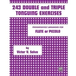 243 Double and Triple Tonguing Exercises – Flute or Piccolo