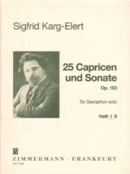 25 Caprices and Sonata, Op. 153, Volume 1 – Saxophone