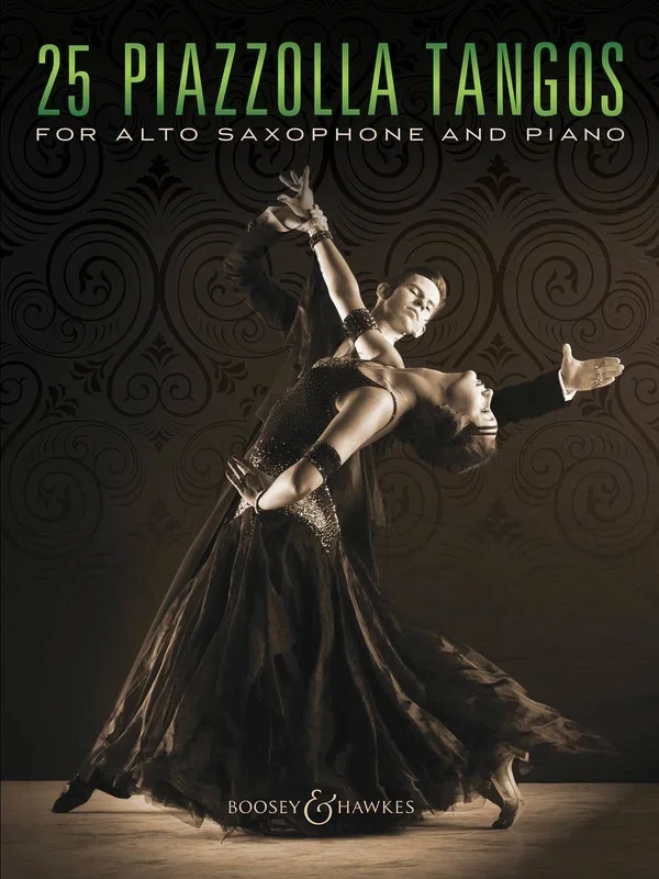 25 Piazzolla Tangos For Alto Sax And Piano (Softcover Book)
