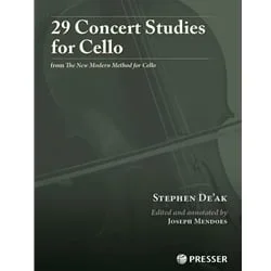 29 Concert Studies – Cello