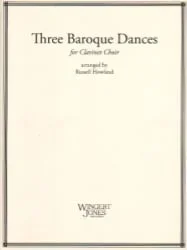 3 Baroque Dances – Clarinet Sextet