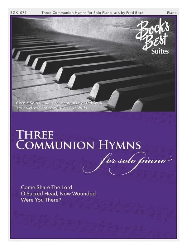 3 Communion Hymns For Solo Piano (Softcover Book)