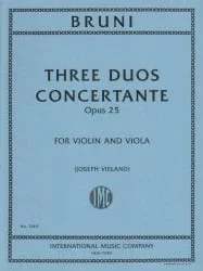 3 Duos Concertants, Op. 25 – Violin and Viola Duet