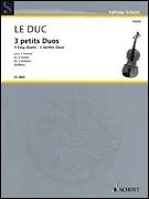 3 Easy Duets (3 petits Duos) – Violin Duet