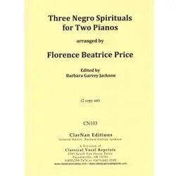 3 Negro Spirituals – 2 Pianos 4 Hands
