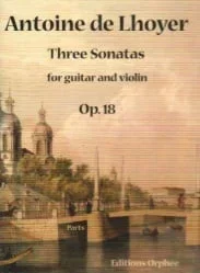 3 Sonatas, Op. 18 – Guitar and Violin