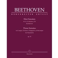 3 Sonatas, Op. 31 – Piano Solo