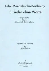 3 Songs Without Words – Clarinet Quartet