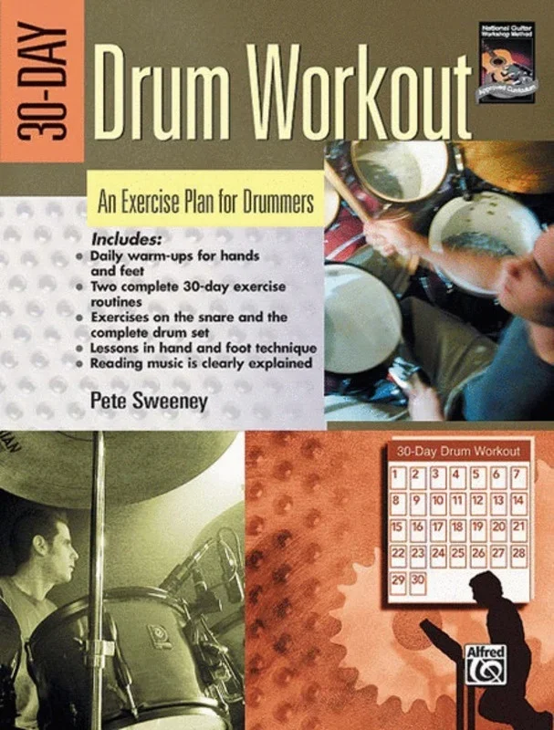 30 Day Drum Workout Book/DVD Book