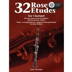 32 Rose Etudes – Clarinet Book with Online Media Access