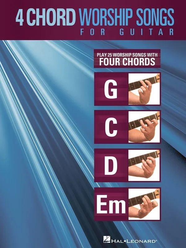 4 Chord Worship Songs For Guitar (Softcover Book)