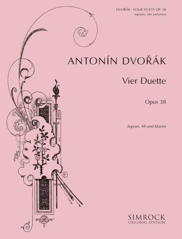 4 Duets Op 38 Soprano Alto And Piano Book