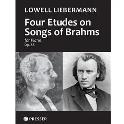 4 Etudes on Songs of Brahms, Op. 88 – Piano Solo