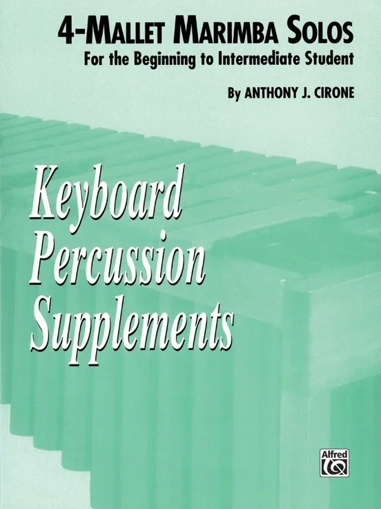 4 Mallet Marimba Solos Percussion Per