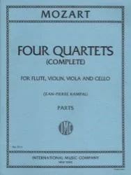 4 Quartets – Flute, Violin, Viola and Cello (Parts)